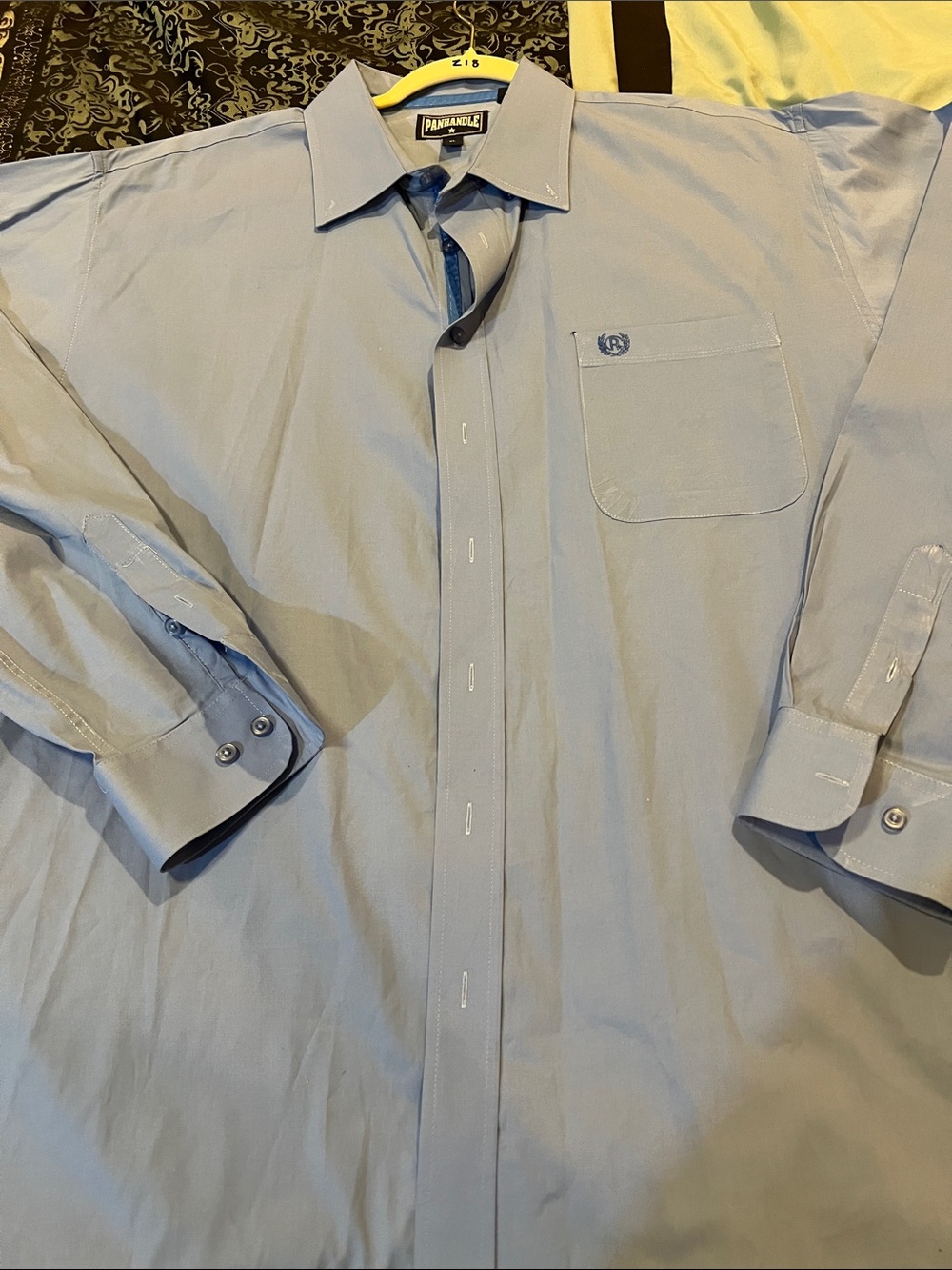 Panhandle Light Blue Long-Sleeve Dress Shirt